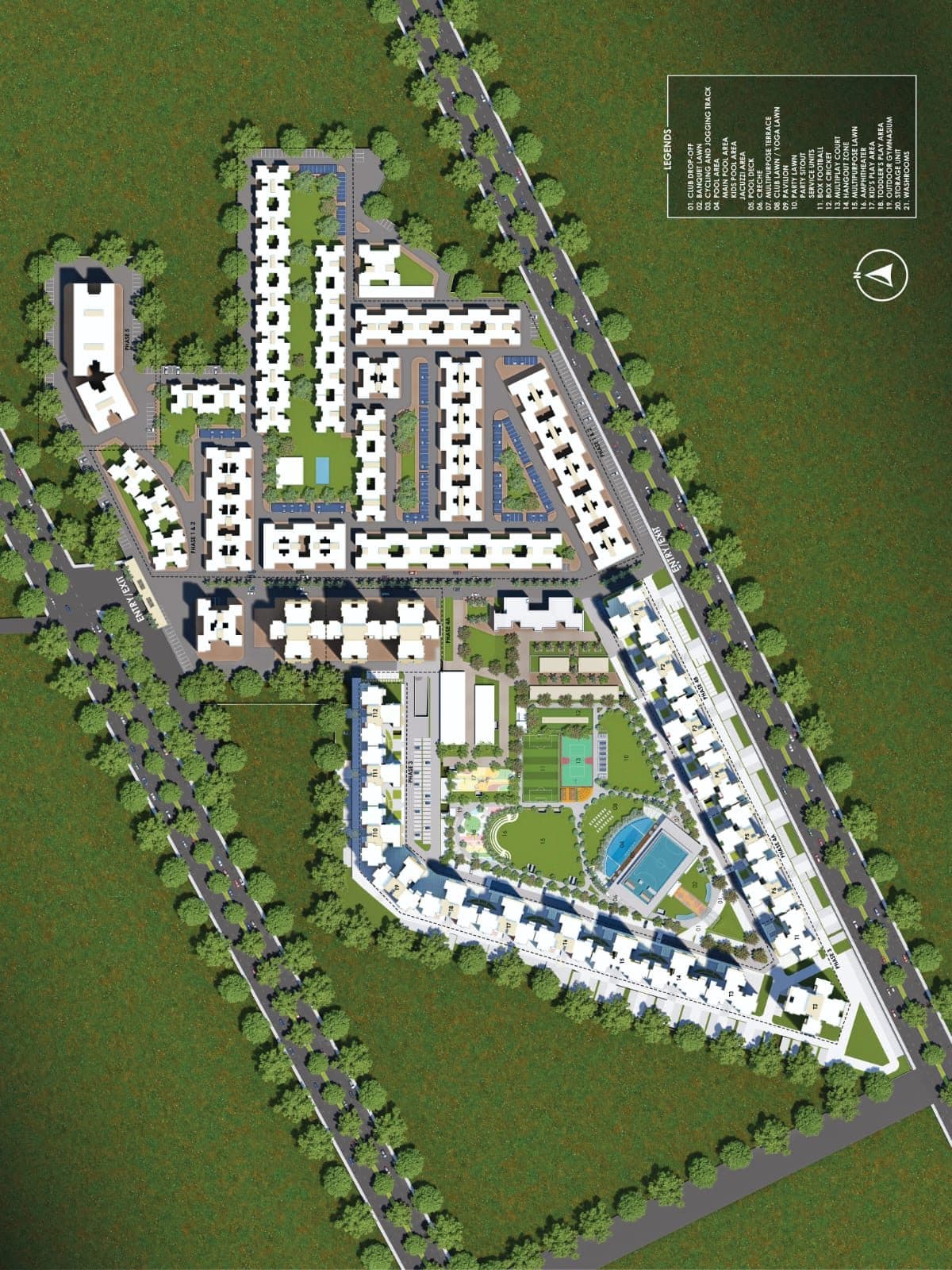 Rising Homes Master plan floor plan